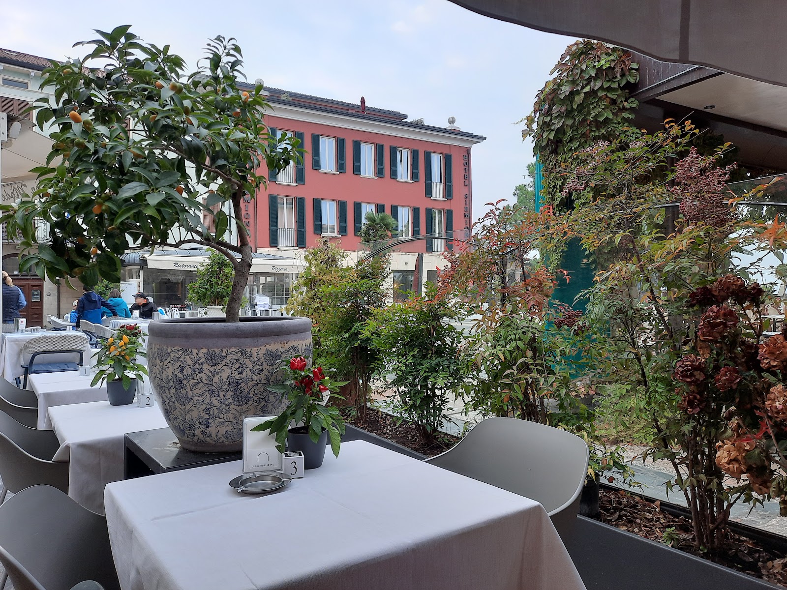 Tables in the old town